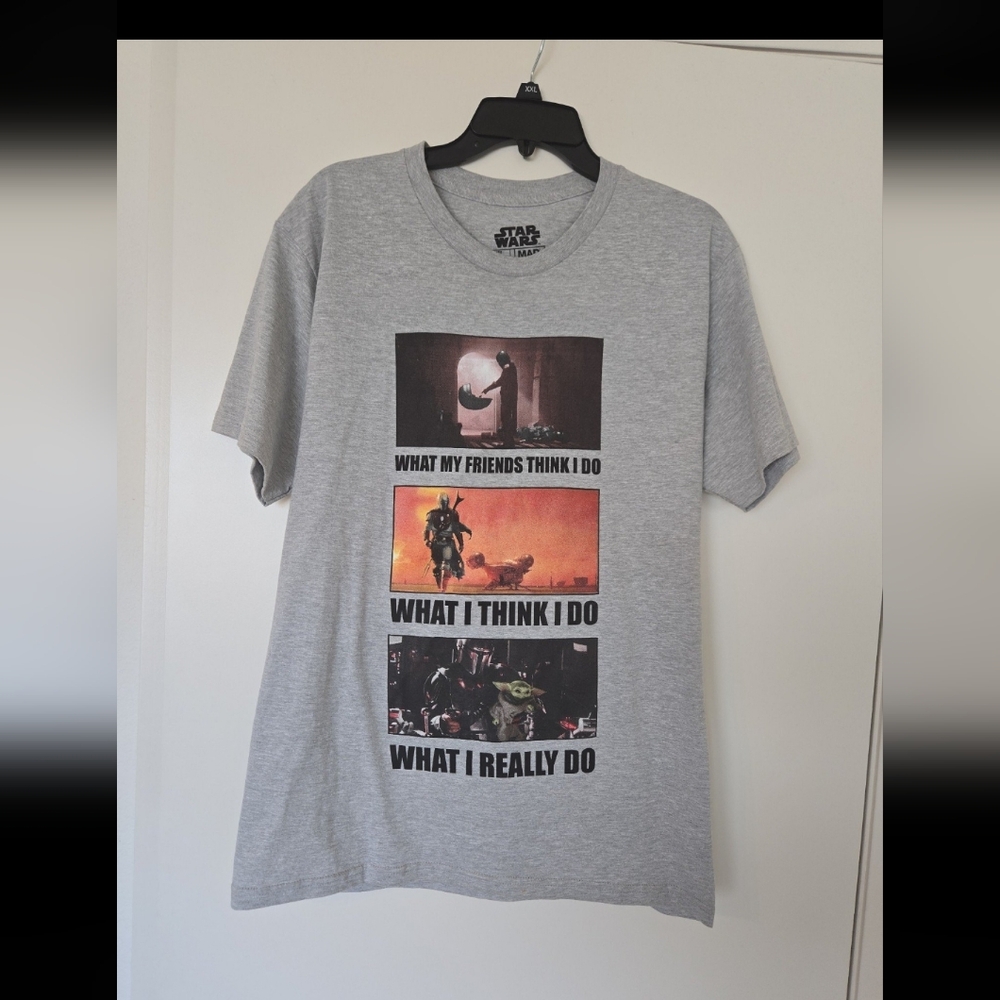 Star Wars Gray Graphic T-Shirt for Men